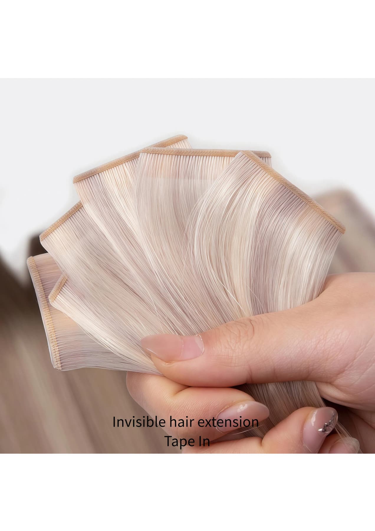 Invisible Tape-In Extensions product and construction reference 5