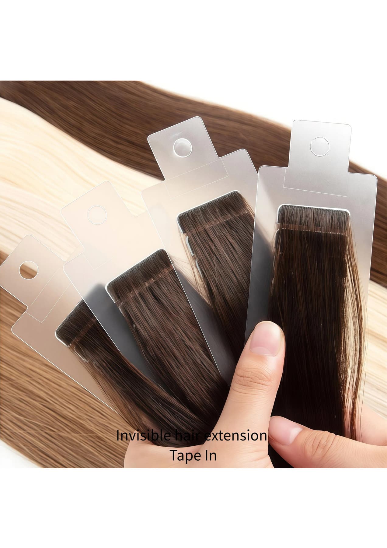 Invisible Tape-In Extensions product and construction reference 6